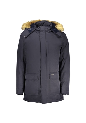 Guess Jeans Blue Polyester Parka - M