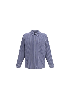 Balenciaga Blue Cotton Pattern Shirt - S