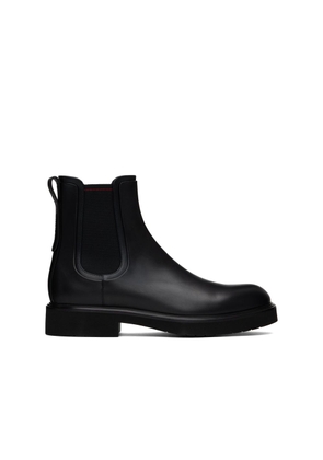 Salvatore Ferragamo Black Calfskin Chelsea Boots - EU42.5/US9.5