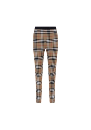 Burberry Brown Polyamide Leggings - M