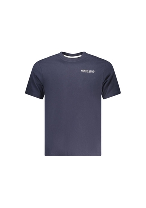 North Sails Blue Cotton Men's T-Shirt - M
