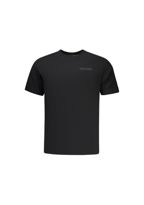 North Sails Black Cotton Men's T-Shirt - M