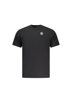 North Sails Black Cotton Men's T-Shirt - M