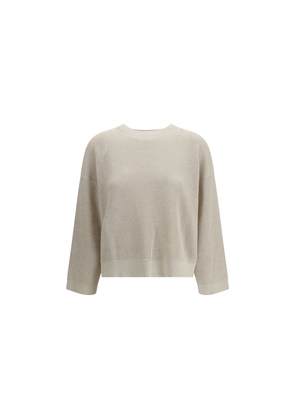 Brunello Cucinelli Cream Cotton Sweatshirt - XL