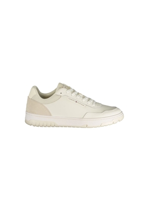 Tommy Hilfiger Bianco Polyurethane Men Sneaker - EU41/US8