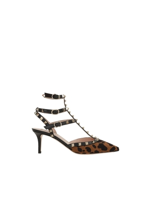 Valentino Garavani Black Calfskin Platform Pumps - EU37/US7