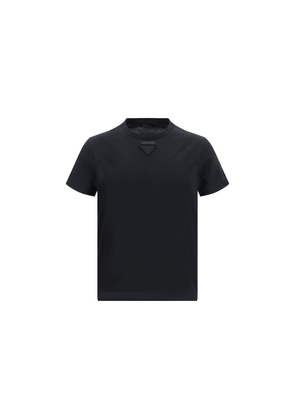 Prada Black Cotton T-Shirt - S