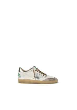 Golden Goose White Calf Leather Bos Taurus Low Top Sneakers - EU44/US11