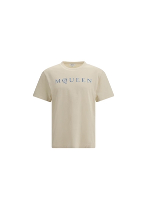 Alexander McQueen Cream Cotton T-Shirt - S