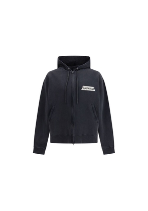 Balenciaga Black Cotton Sweatshirt - M