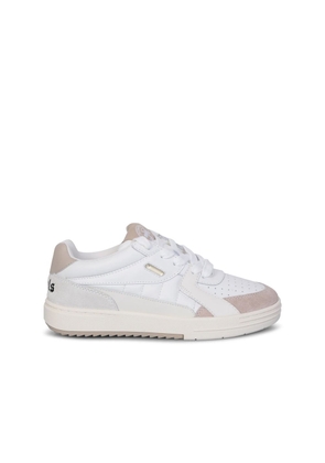Palm Angels White Calfskin Low Top Sneakers - EU40/US10