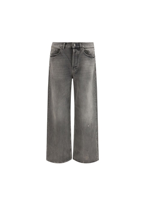 Golden Goose Gray Cotton Relaxed Fit Jeans - W32