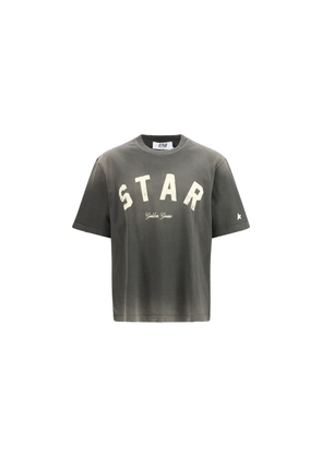 Golden Goose Gray Cotton T-Shirt - M