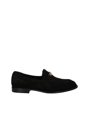 Giuseppe Zanotti Black Calfskin Slip-On Loafers - EU40/US7