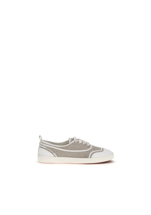 Carel Paris Beige Cotton Low Top Sneakers - EU37/US7
