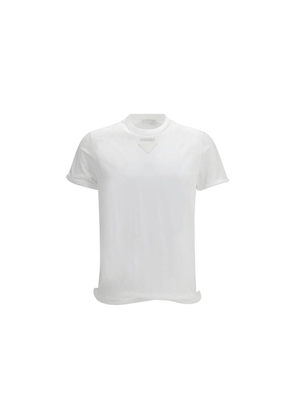 Prada White Cotton T-Shirt - S