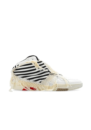 Saint Laurent White Calfskin High Top Sneakers - EU39/US9