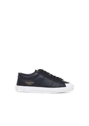 Valentino Garavani Black Calfskin Low Top Sneakers - EU46/US13