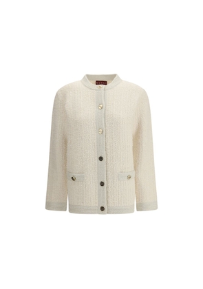 Gucci Beige Wool Cardigan - S