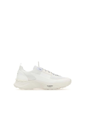 Valentino Garavani White Fabric Athletic Sneakers - EU45/US12