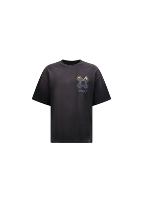 Amiri Black Cotton T-Shirt - M