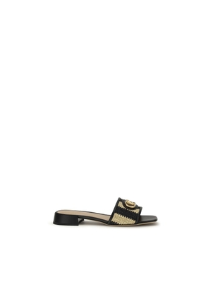 Valentino Garavani Multicolor Calf Leather Bos Taurus Sandals - EU40/US10