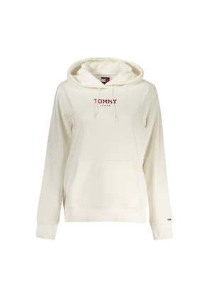 Tommy Hilfiger White Cotton Women's Sweatshirt - S