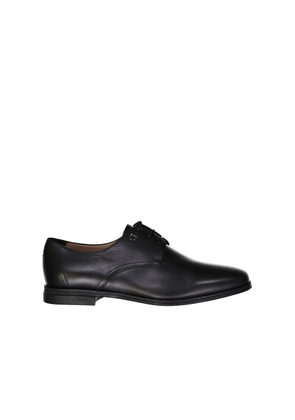 Salvatore Ferragamo Black Calfskin Oxfords And Derbies - EU42.5/US9.5