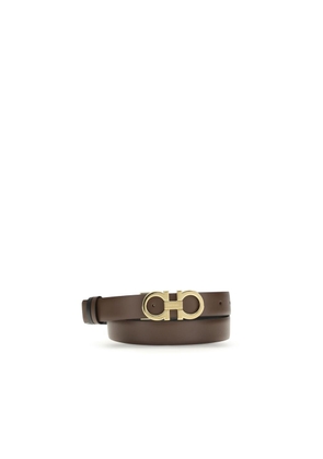 Ferragamo Brown Calf Leather Bos Taurus Regular Belt - 80 cm / 32 Inches