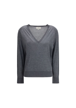 Loulou De Saison Gray Cashmere Cashmere Sweater - M