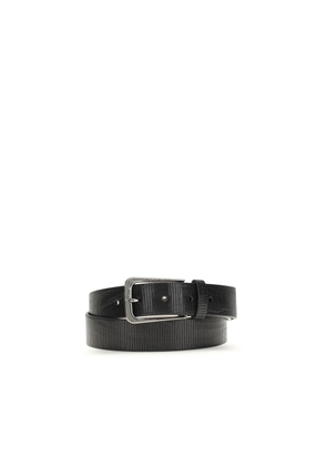 Brunello Cucinelli Black Calf Leather Bos Taurus Regular Belt - M