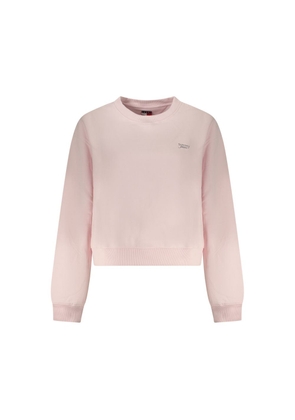 Tommy Hilfiger Pink Cotton Women Sweatshirt - S