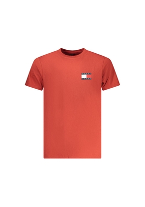 Tommy Hilfiger Rosso Cotton Men T-Shirt - M