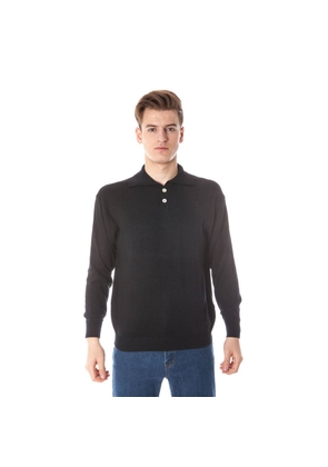 Yuko Nero Cashmere Men Sweater - M
