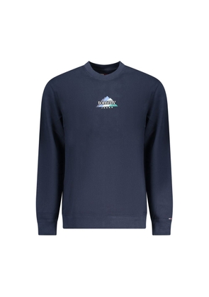 Tommy Hilfiger Blue Cotton Men's Sweatshirt - M
