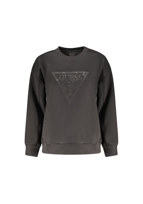 Guess Jeans Black Cotton Women Sweatshirt - M