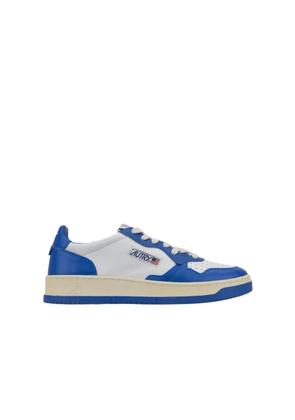 Autry Blue Leather Low Top Sneakers - EU36/US6