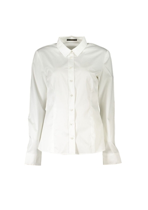 Guess Jeans Bianco Cotton Women Shirt - M