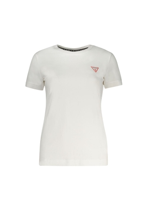 Guess Jeans Bianco Cotton Women T-Shirt - M