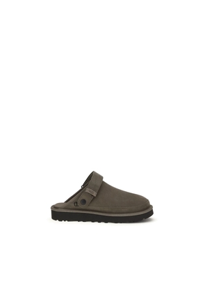 UGG Brown Calf Leather Bos Taurus Mules - EU46/US13