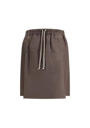 Moncler x Rick Owens Brown Polyester Bermuda Shorts - S
