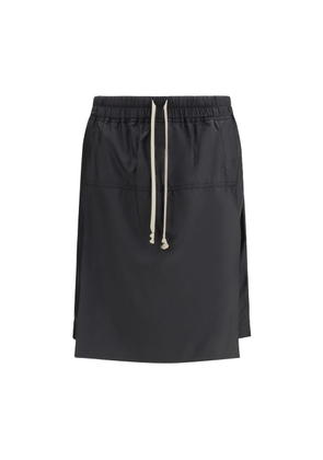 Moncler x Rick Owens Black Polyester Bermuda Shorts - M
