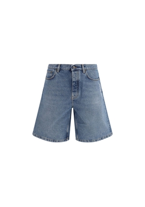 Off-White Blue Denim Shorts - W30