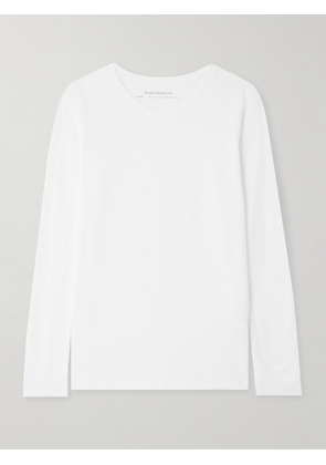Another Tomorrow - Organic Cotton-jersey T-shirt - White - x small,small,medium,large,x large