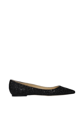 Jimmy Choo Black Plastic Ballet Flats - EU37/US7