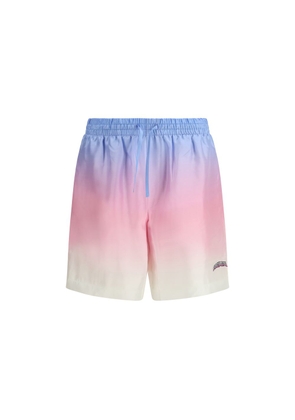 Casablanca Multicolor Silk Bermuda Shorts - M