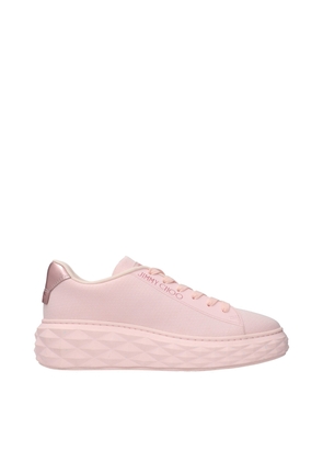 Jimmy Choo Pink Fabric Platform Sneakers - EU36.5/US6.5