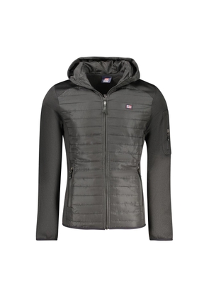 Norway 1963 Nero Poliestere Uomo Giubbotto - M