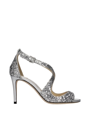 Jimmy Choo Gray Plastic Strap-On Sandals - EU36.5/US6.5