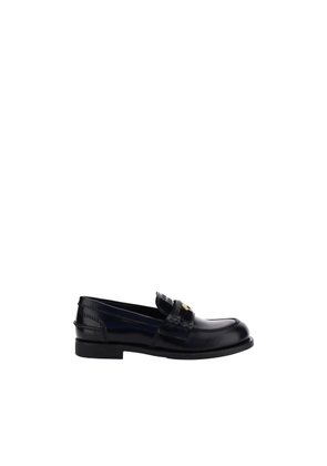 Miu Miu Black Rubber Slip-On Loafers - EU40/US10